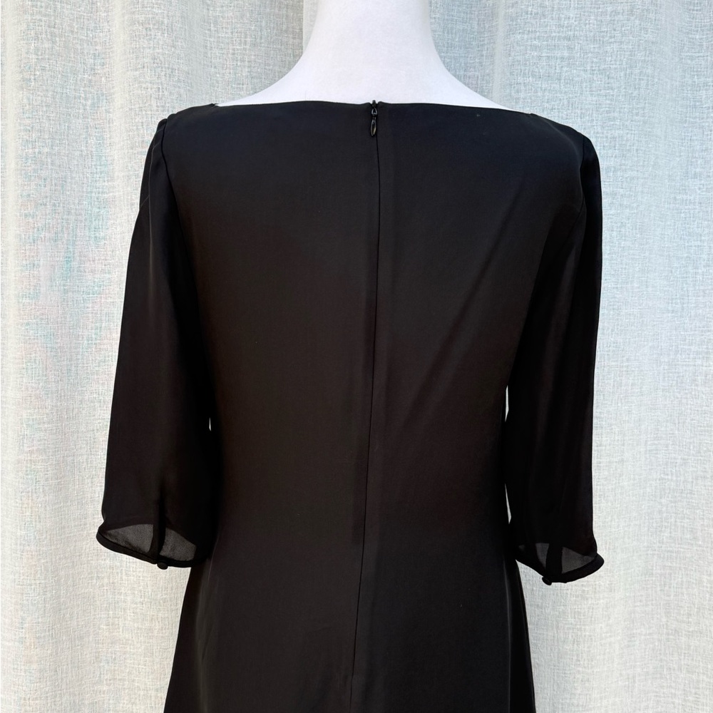 R.E.D Valentino black long sleeve shift dress - Picture 6 of 11